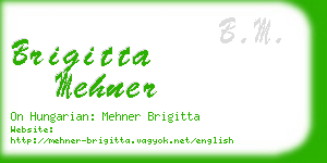 brigitta mehner business card